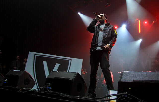 Hiphopowiec na scenie
