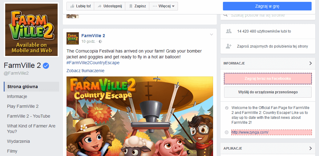 Gra FarmVille 2