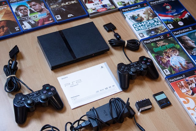 konsola playstation 2 z grami
